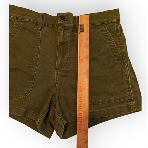 Madewell Deep Green cotton elastane shorts size 29 - Picture 5 of 7